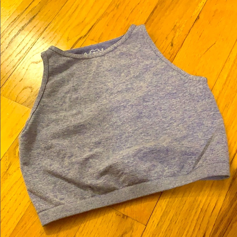 Powder Blue Free People Crop Top